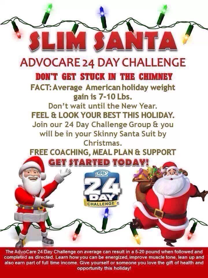 Slim Santa Advocare 24 Day Challenge