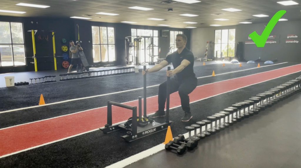 How To Backward Sled Drag